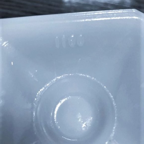 Vintage Milk Glass footed Compote /Center Piece- Circa 1960's - Picture 6 of 8